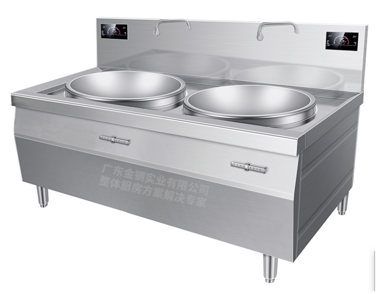 電磁雙頭大炒爐JG